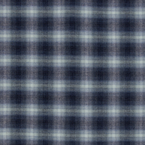 angerauhter Flanell - Maverick - jeansblau
